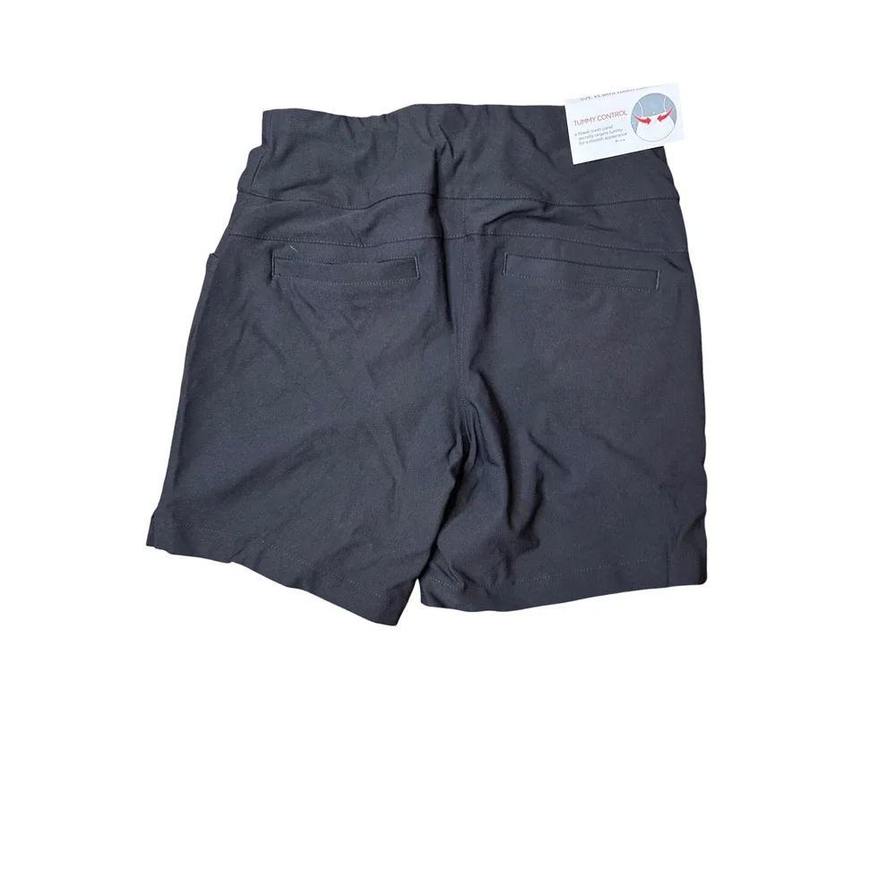 Lady Hagen XS Womens Tummy Control Golf Shorts Black 7 Inch Inseam HydroDri NEW - Picture 6 of 7